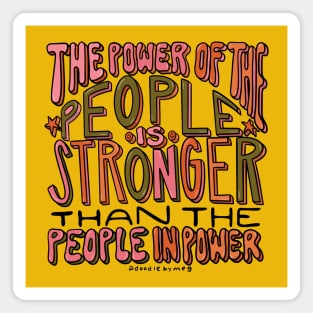 The Power of the People Magnet